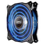 Lepa lpcpa12p boitier pc ventilateur 12 cm noir, bleu - neuf