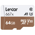 Lexar professional 667x microsdxc uhs - i card 64 go classe 10 - neuf
