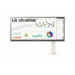 Lg 34wq68x - w �cran plat de pc 86, 4 cm (34 ) 2560 x 1080 pixels quad hd lcd blanc - neuf