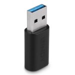 Lindy 41904 changeur de genre de c�ble usb 3. 2 type a usb 3. 2 type c noir - neuf