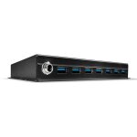 Lindy 43128 hub & concentrateur 5000 mbit / s noir - neuf Lindy 43128 hub & concentrateur 5000 mbit / s noir - neuf