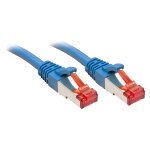 Lindy rj - 45 cat. 6 s / ftp 0. 5m c�ble de r�seau bleu 0, 5 m cat6 s / ftp (s - stp) - neuf
