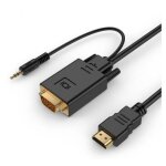Lineaire cble hdmi mle - vga + audio mle - 1, 80 m - neuf