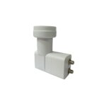 Lnb twin 2 sorties - diamètre fixation 40 mm - universel - blanc - neuf Lnb twin 2 sorties - diamètre fixation 40 mm - universel - blanc - neuf