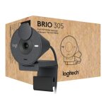 Logitech brio 305 webcam 2 mp 1920 x 1080 pixels usb - c graphite - neuf Logitech brio 305 webcam 2 mp 1920 x 1080 pixels usb - c graphite - neuf