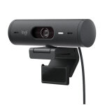 Logitech brio 500 webcam 4 mp 1920 x 1080 pixels usb - c graphite - neuf