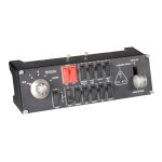 Logitech g flight switch panel noir, rouge, argent usb 2. 0 simulation de vol analogique / num�rique ...