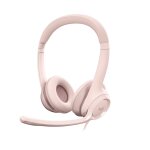 Logitech h390 casque avec fil arceau bureau / centre d'appels usb type - a rose - neuf