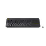 Logitech k400 plus tv clavier rf sans fil azerty français noir - neuf Logitech k400 plus tv clavier rf sans fil azerty français noir - neuf