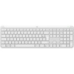 Logitech k950 signature slim clavier rf sans fil + bluetooth azerty fran�ais blanc - neuf