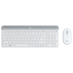 Logitech mk470 clavier souris incluse bureau rf sans fil espagnole blanc - neuf