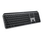 Logitech mx keys f / mac clavier rf sans fil + bluetooth azerty franais gris - neuf