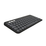 Logitech pebble keys 2 k380s clavier rf sans fil + bluetooth azerty fran�ais graphite - neuf
