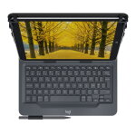 Logitech universal folio avec clavier int�gr� pour les tablettes apple, android et windows 9 � 10 pouces ...