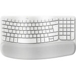 Logitech wave keys for mac clavier maison / bureau bluetooth azerty fran�ais blanc - neuf