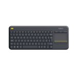 Logitech wireless touch keyboard k400 plus clavier htpc pour pc connecté aux télévisions - neuf Logitech wireless touch keyboard k400 plus clavier htpc pour pc connecté aux télévisions - neuf