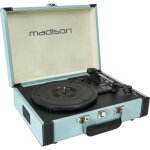 Madison sound mad - retrocase - blu tourne - disque � entra�nement direct bleu manuel - neuf