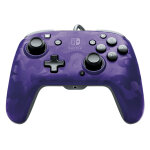 Manette de jeu faceoff deluxe + analogique / num�rique nintendo switch violet - neuf