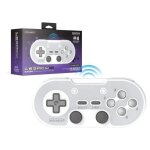 Manette sans fil - retrobit legacy 16 grise - switch, pc, steam, raspberry pi, snes, android - neuf