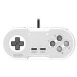 Manette usb retrobit legacy 16 - grise - switch, pc, steam, raspberry pi - neuf