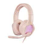 Mars gaming mh320 casque avec fil arceau jouer usb type - a rose - neuf