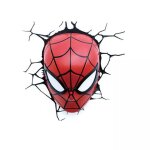 Marvel lampe 3d led spiderman visage 3d - neuf
