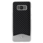 Mercedes - benz wave v coque en carbone vritable et aluminium pour samsung galaxy s8 + , noir - neuf ...