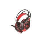 Micro casque gaming rtro clair alpha omega players dragon c29 noir et rouge pour pc, ps4, xbox one ...