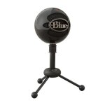 Microphone usb blue snowball pour enregistrement, streaming, podcast, gaming sur pc et mac - noir - neuf ...