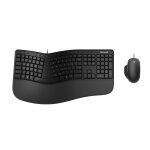 Microsoft ergonomic desktop clavier souris incluse usb azerty belge noir - neuf