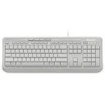 Microsoft wired keyboard 600 clavier usb blanc - neuf