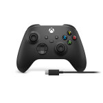Microsoft xbox wireless controller + usb - c cable noir manette de jeu analogique / numérique pc, xbox ... Microsoft xbox wireless controller + usb - c cable noir manette de jeu analogique / numérique pc, xbox ...