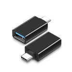 Mini adaptateur usb / type c pour smartphone android souris clavier clef usb manette (noir) - neuf