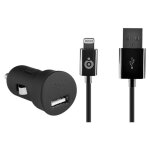 Mini chargeur allume - cigare noir 1a connectique lightning - neuf Mini chargeur allume - cigare noir 1a connectique lightning - neuf