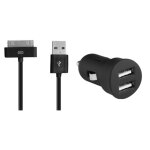 Mini chargeur allume - cigare noir 2a connectique 30 broches apple - neuf Mini chargeur allume - cigare noir 2a connectique 30 broches apple - neuf