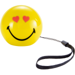 Mini enceinte sans fil jaune smiley love bigben - neuf