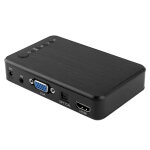Mini lecteur multimdia full hd 1080p hdd carte sd usb sortie hdmi vga yonis - neuf