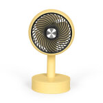 Mini - ventilateur de bureau design usb jaune - neuf