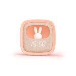 Mob ? mobility on board r�veil et veilleuse pour enfant billy clock - motif lapin - face avant tissu ...
