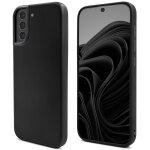 Mode de vie moozy. con�u pour samsung s21 5g, samsung s21 case, noir ? coque en silicone liquide avec ...