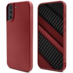 Mode de vie moozy. con�u pour samsung s21 5g, samsung s21 case, vintage pink - coque en silicone liquide ...