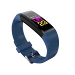 Montre connect�e 115 plus 0. 96'' bluetooth bleu - neuf