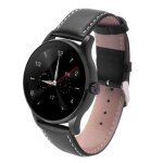 Montre connecte android ios bracelet cardio tanche cuir camra  distance noir yonis - neuf
