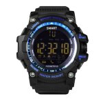 Montre connect�e bluetooth bracelet sport cadran �cran lcd ip67 50 m bleu yonis - neuf