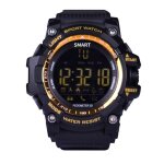 Montre connect�e bluetooth bracelet sport cadran �cran lcd ip67 50 m or yonis - neuf