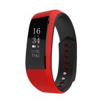 Montre connectée cardio oled Étanche compatible android ios podomètre sms rouge yonis - neuf Montre connectée cardio oled Étanche compatible android ios podomètre sms rouge yonis - neuf