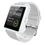 Montre connecte smartwatch android ios cran tactile 1. 5 pouces blanc yonis - neuf