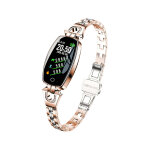Montre gps bluetooth multi - fonctions compatible ios&android, rose - neuf