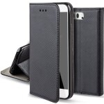 Moozy case flip cover pour huawei p10, noir - tui  rabat magntique intelligent avec porte - carte ...