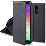 Moozy case flip cover pour lg k10 2017, noir - tui  rabat magntique intelligent avec porte - carte ...